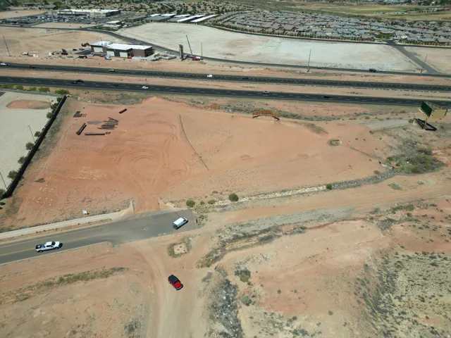 Aerial view of property's location
