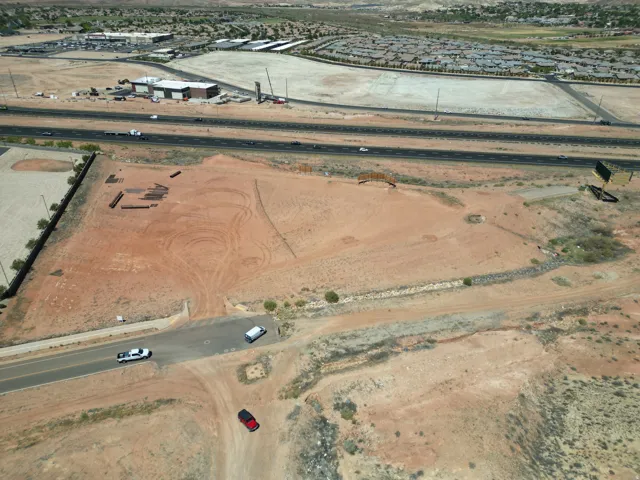 Aerial view of property's location