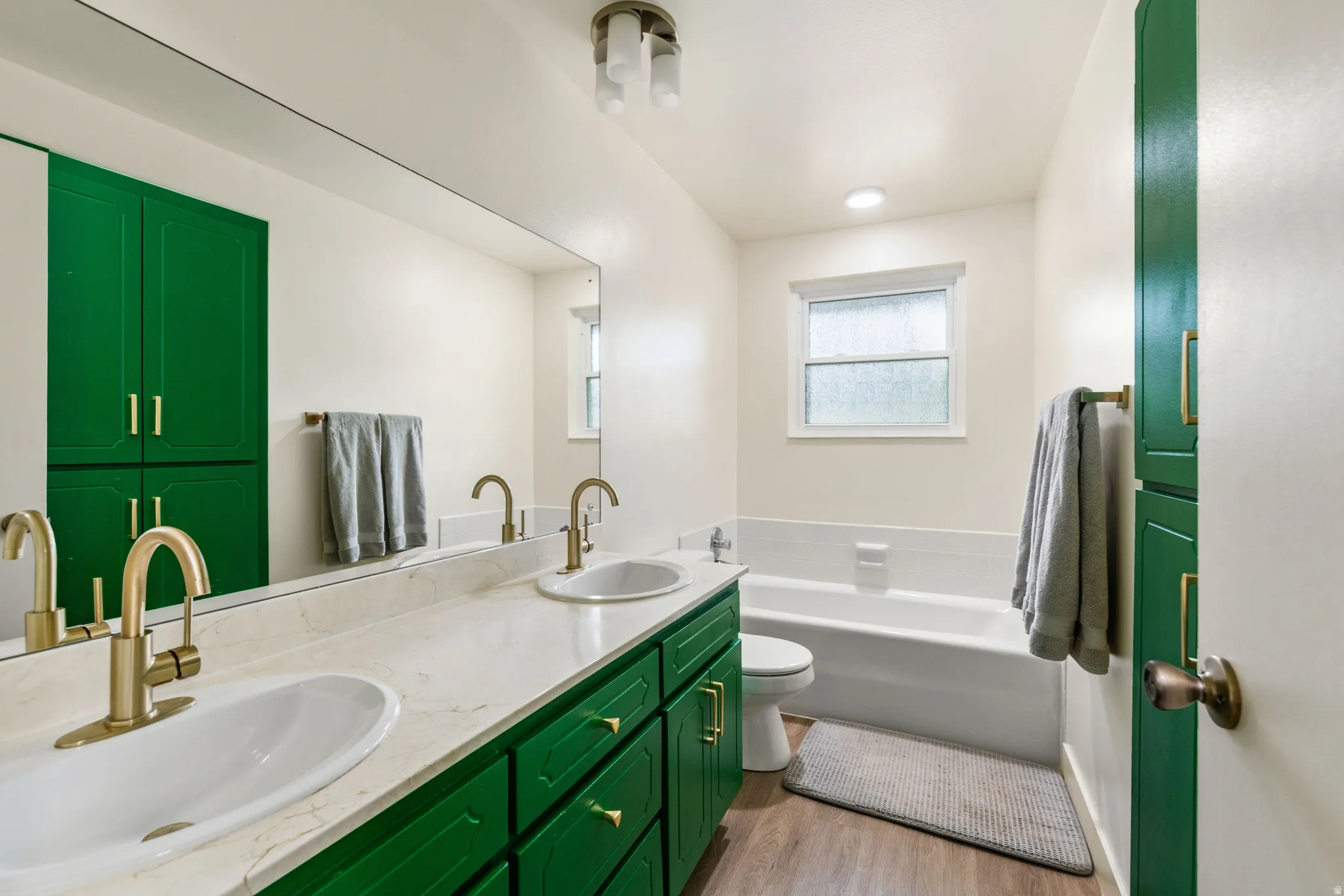 Huge double vanity