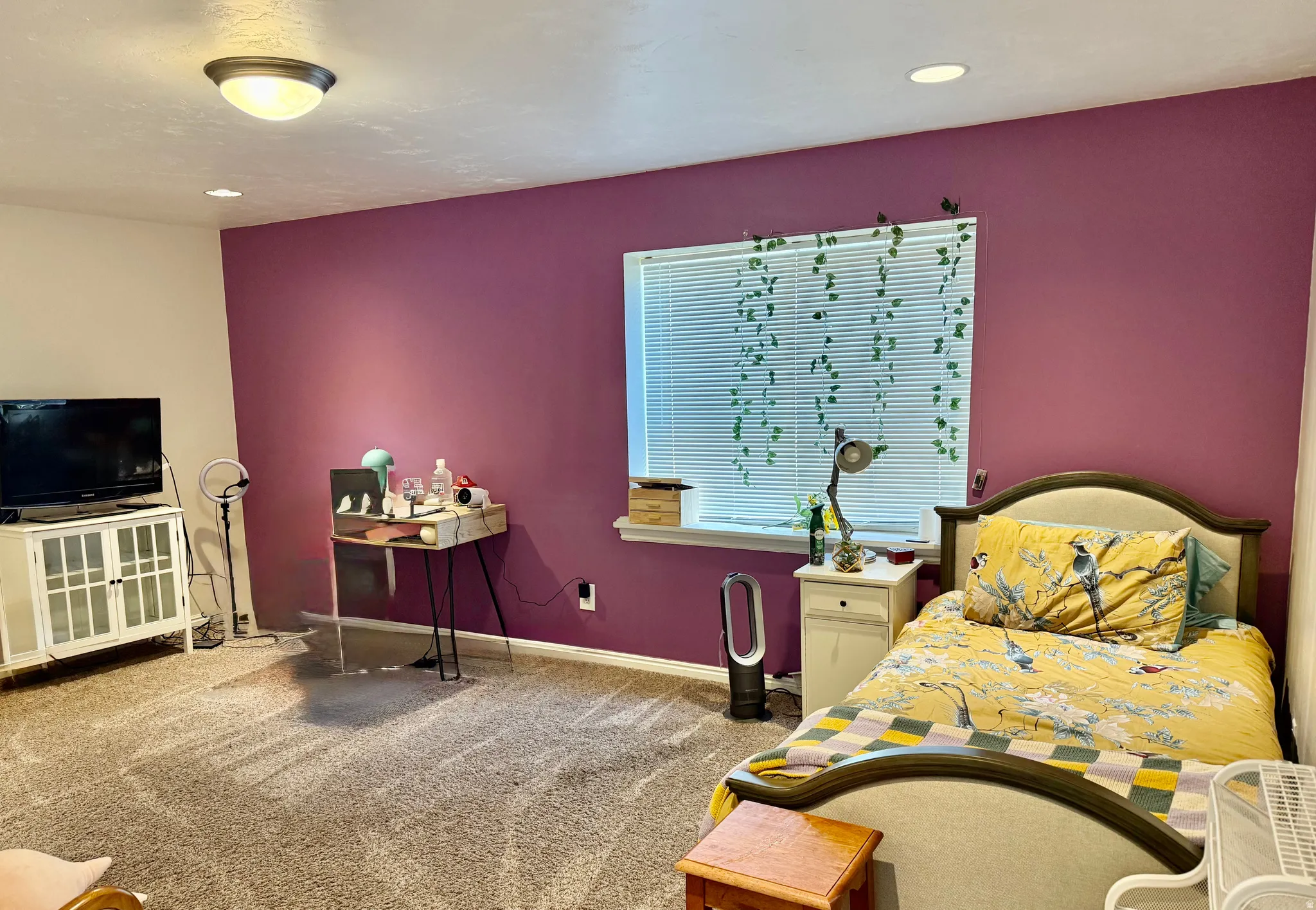 Extra large basement bedroom