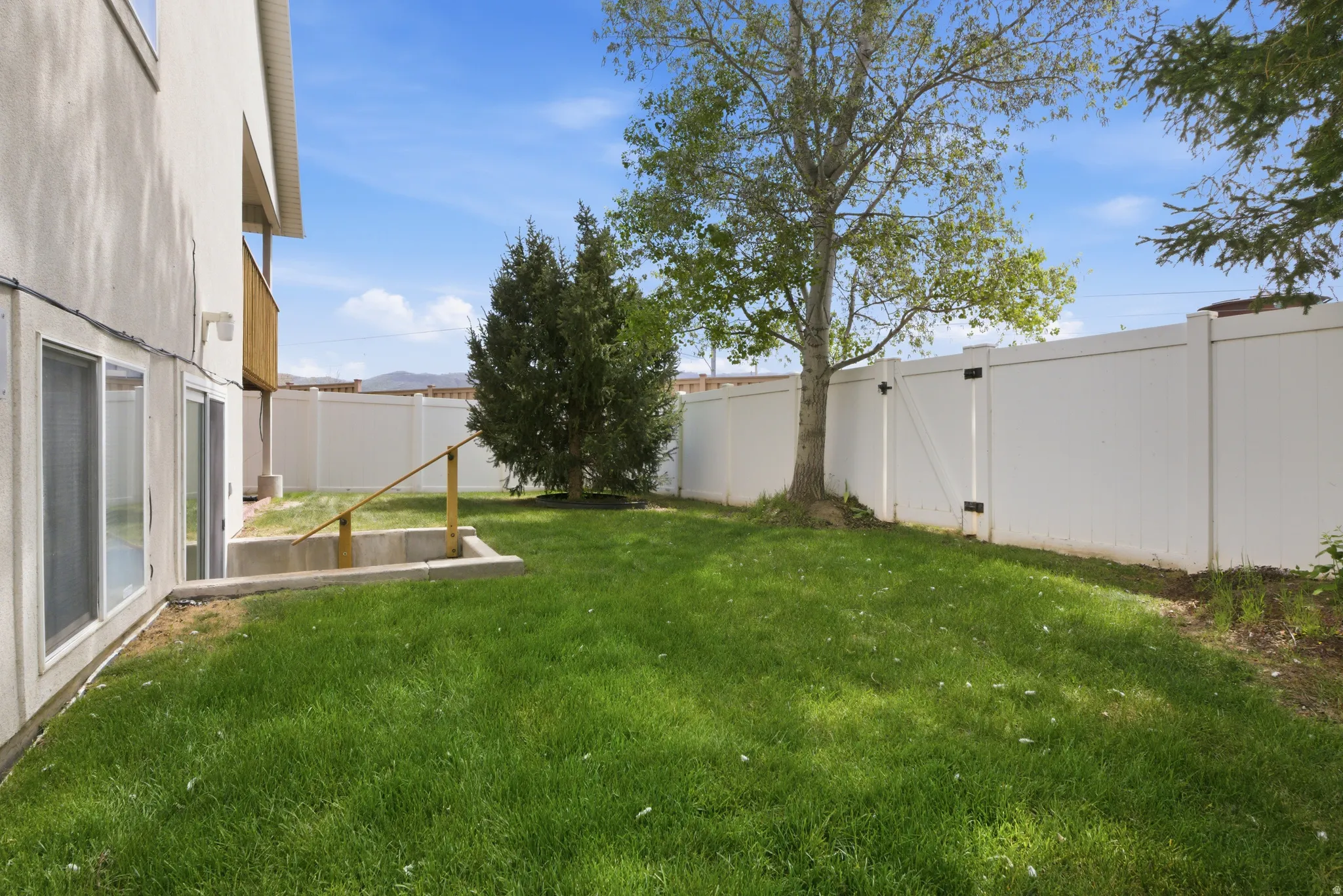 Great private backyard