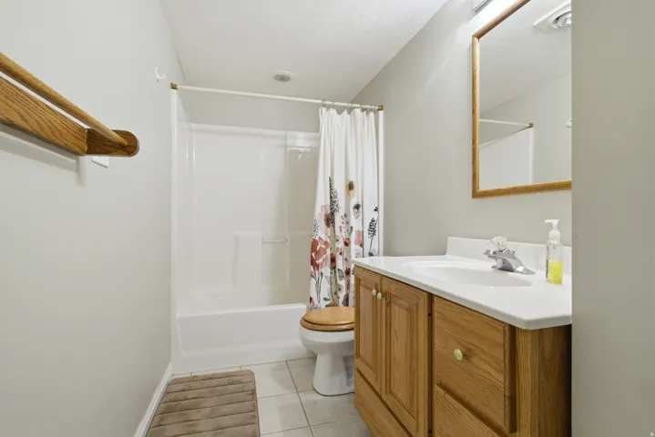 Basement bathroom