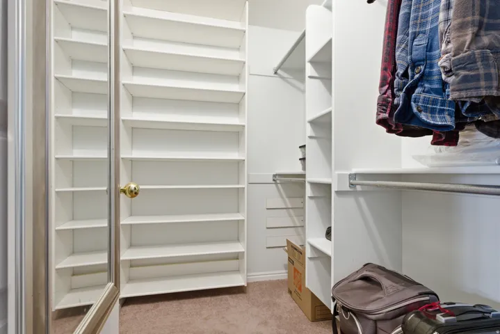 Primary closet