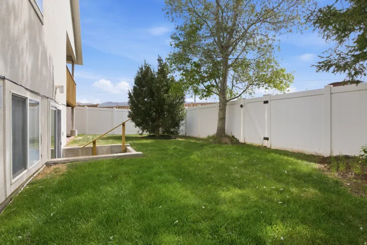 Great private backyard