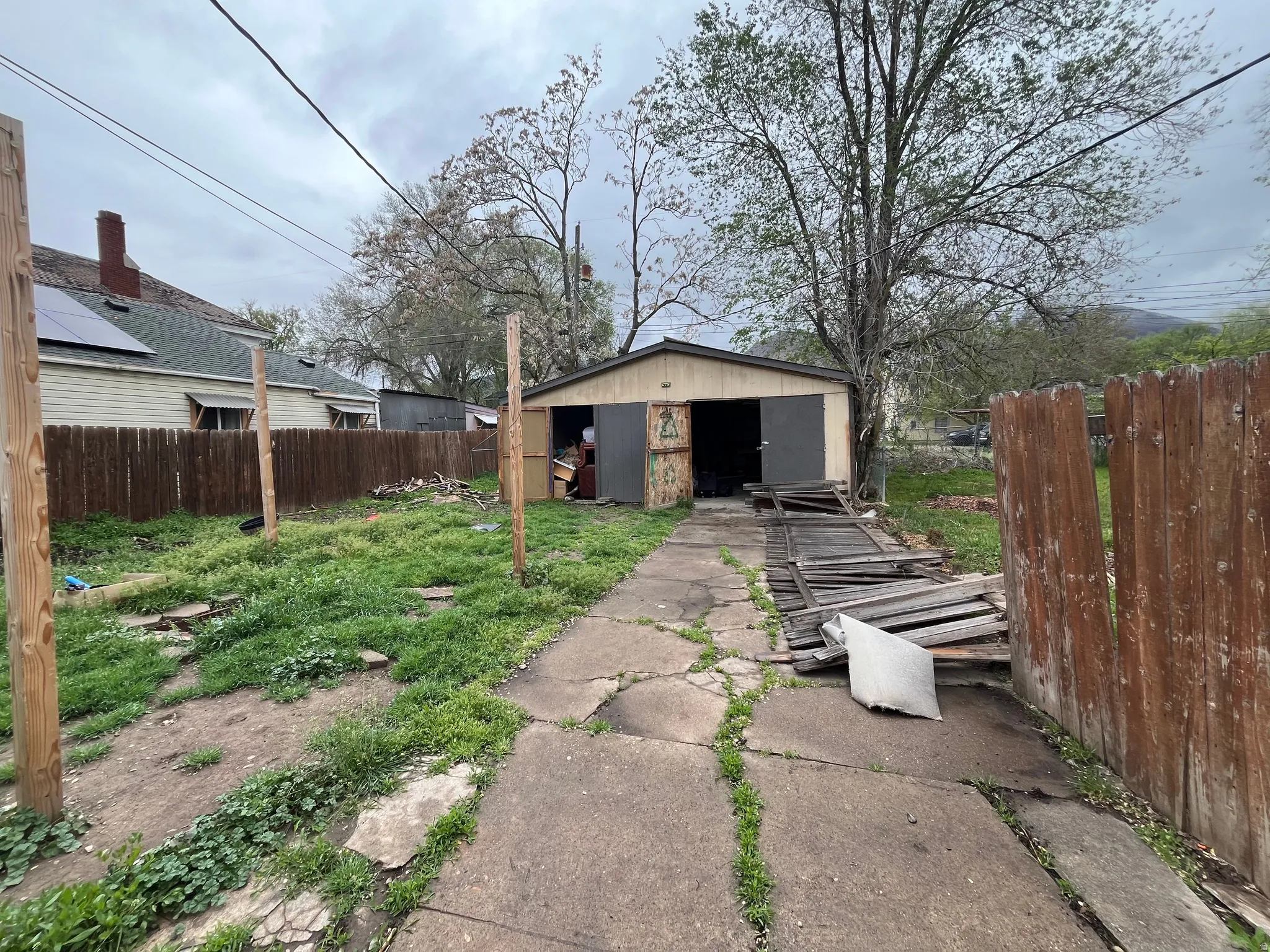 View of outbuilding