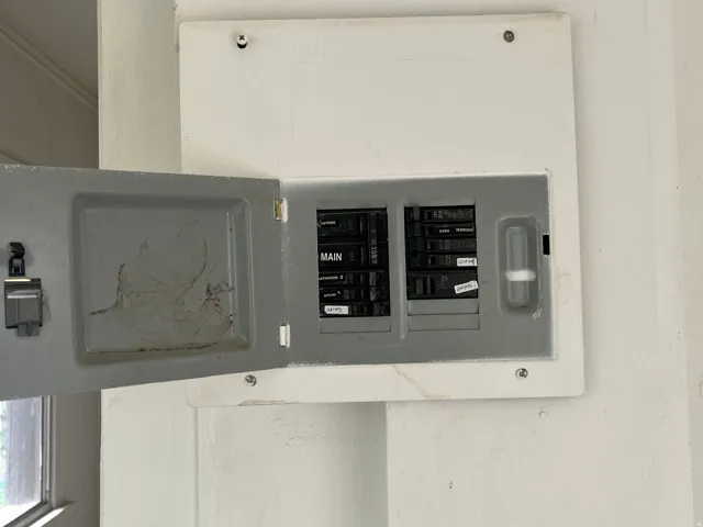 Utilities featuring electric panel
