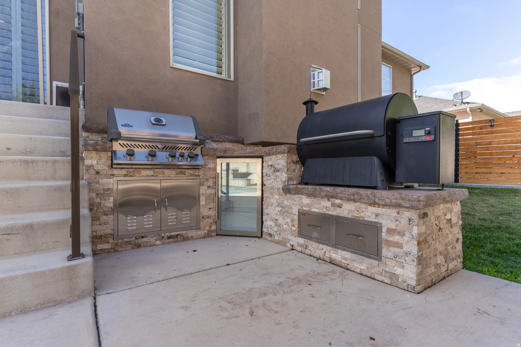 View of patio / terrace featuring area for grilling