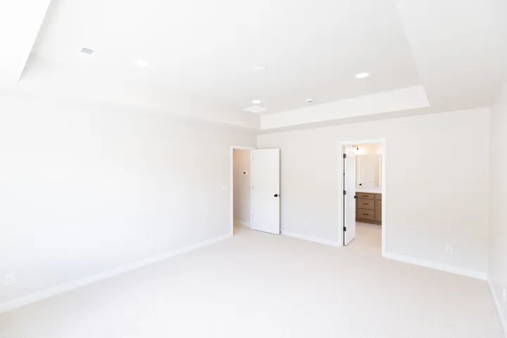 Master Bedroom with Tray Ceiling