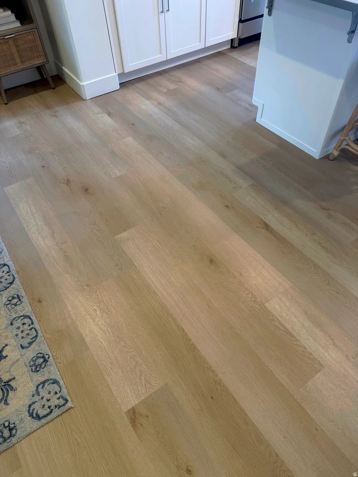 Detailed view of wood finished floors