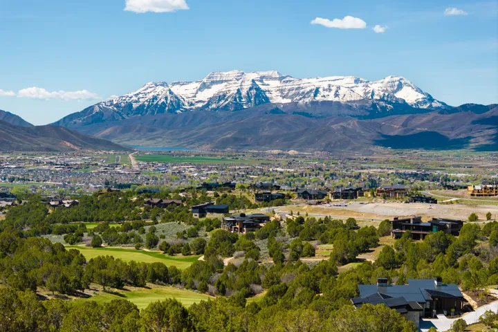View of mountain background