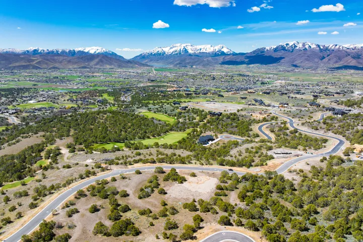 Aerial view of mountains