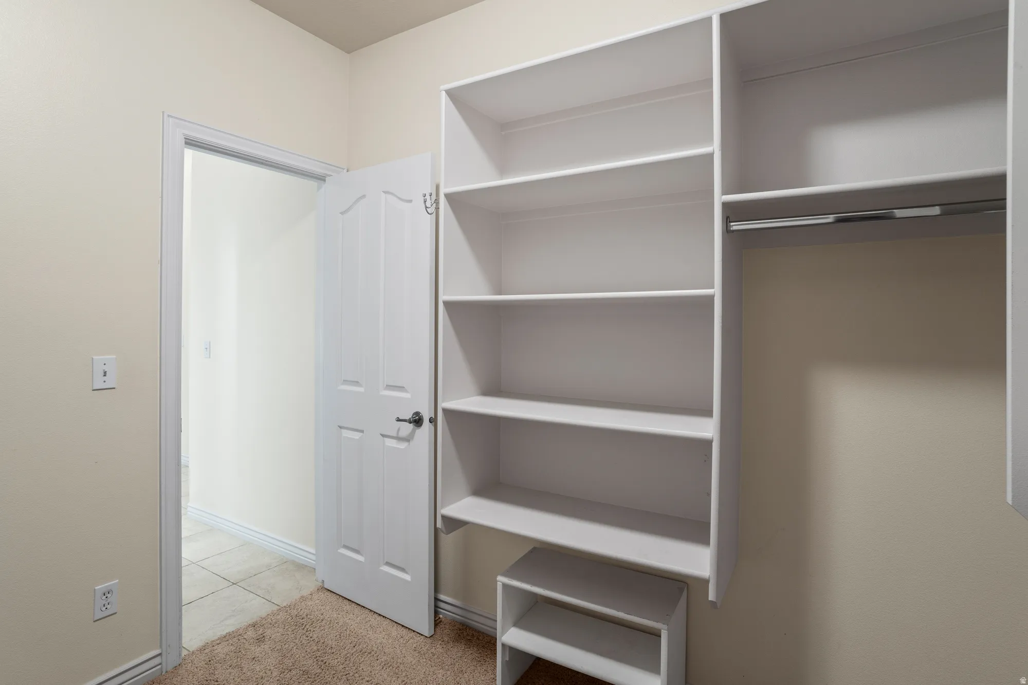 View of closet