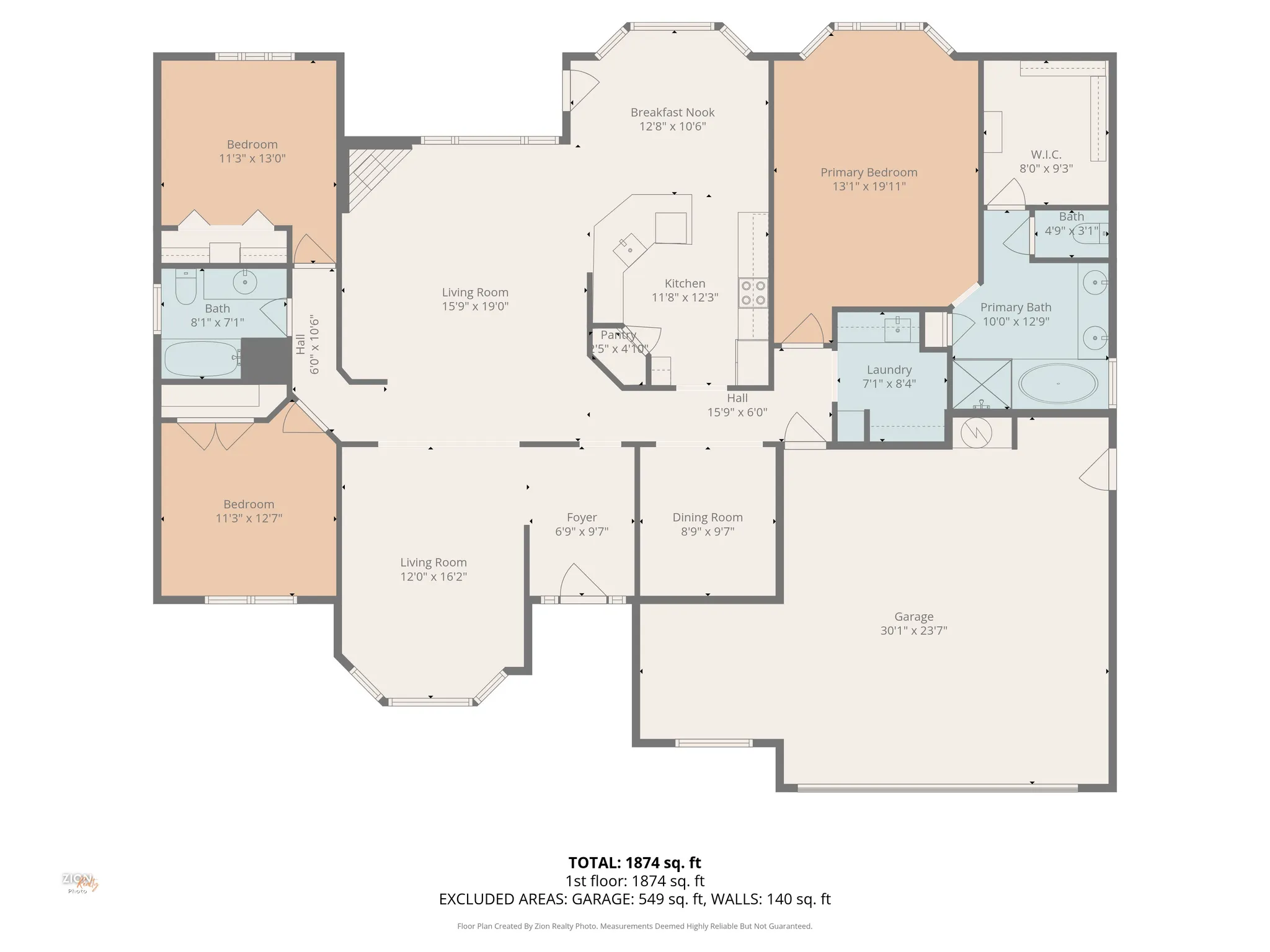 View of room layout