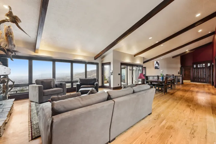 Living area, most light switches throughout are dimmer switches.