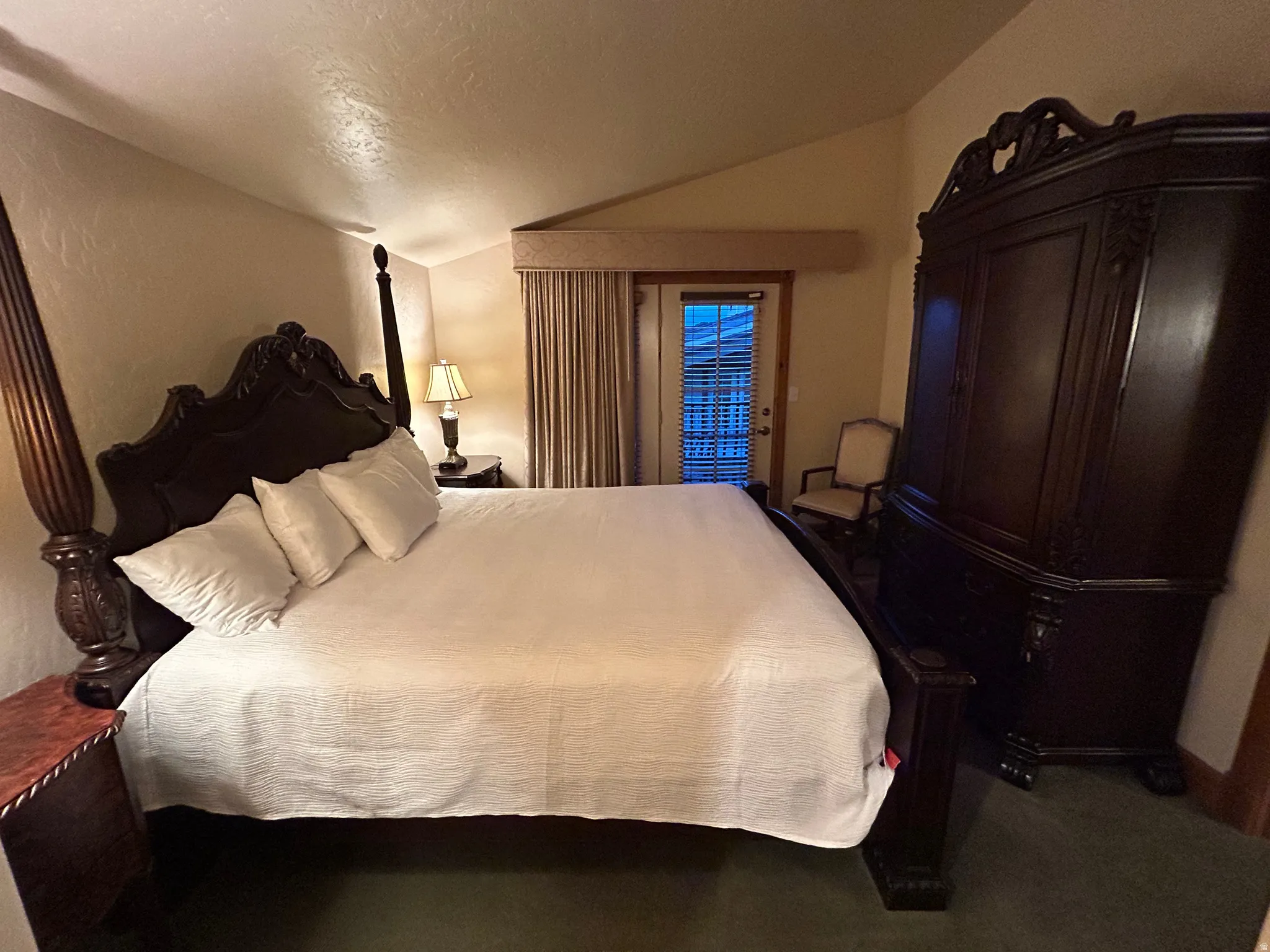 Bedroom with access to outside balcony