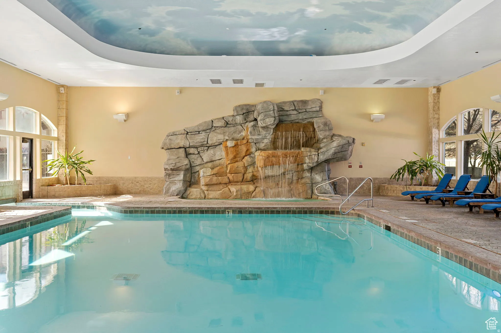 View of indoor community pool