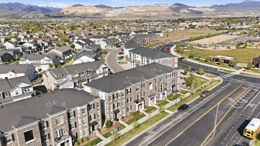 Drone / aerial view of mountains