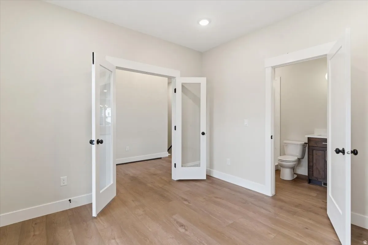Den / Office with attached bathroom