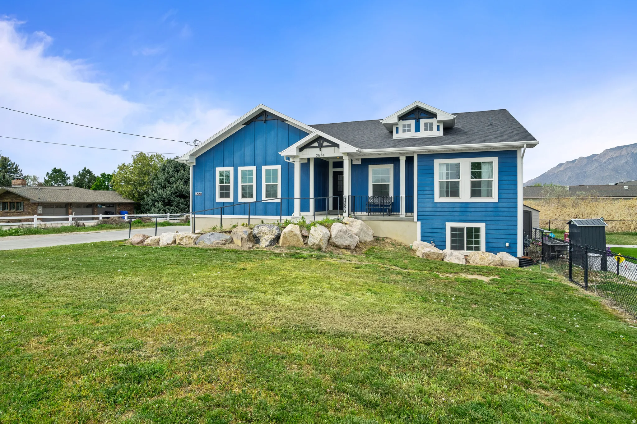 Bungalow-style home with board and batten siding