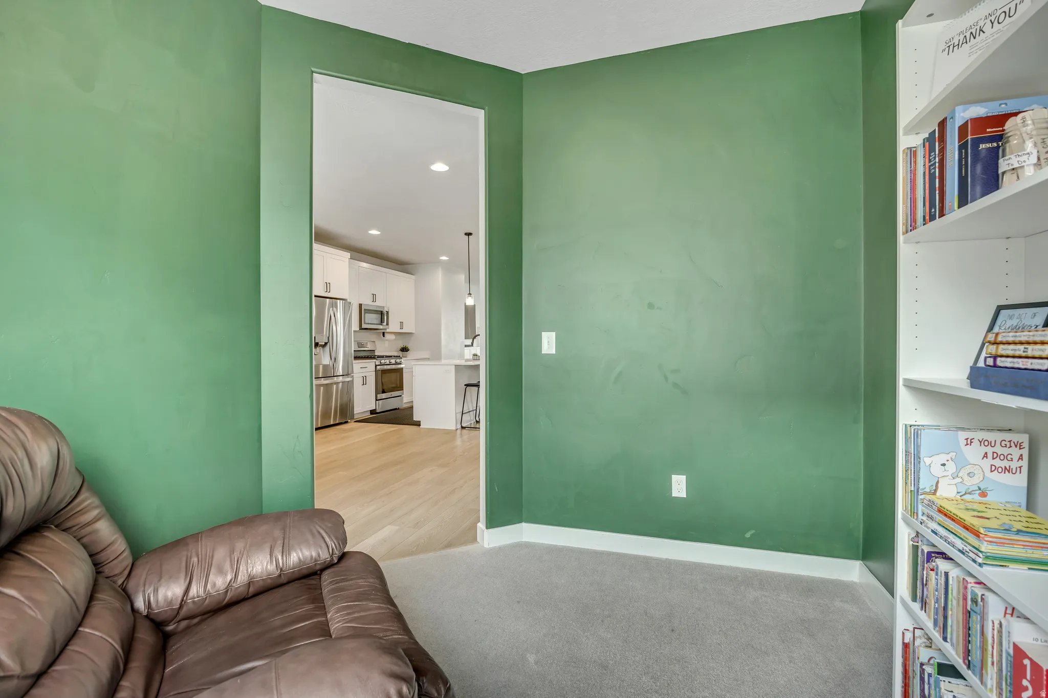 Bonus office or den space on the second floor off of the dining room.