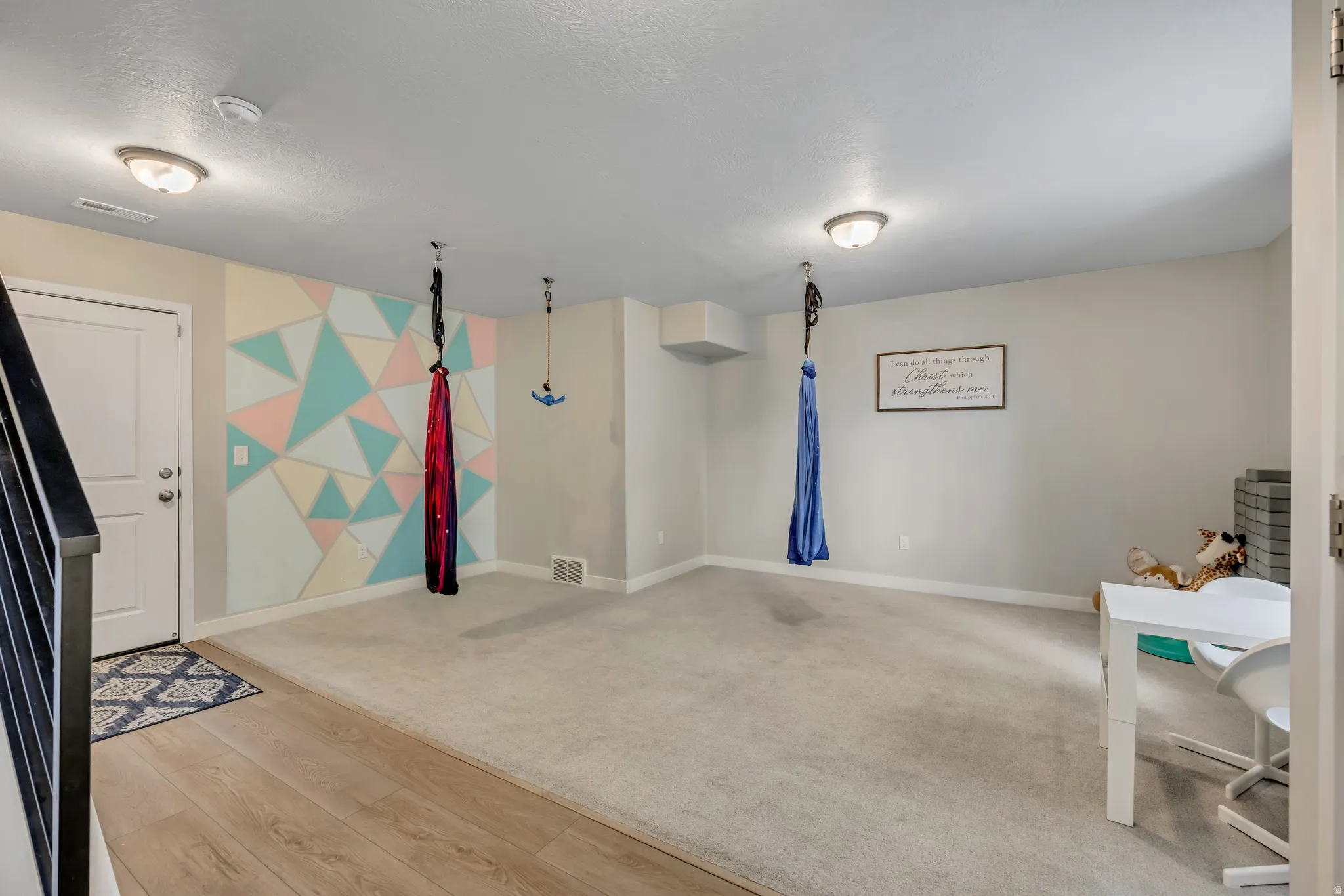 Entryway living room.