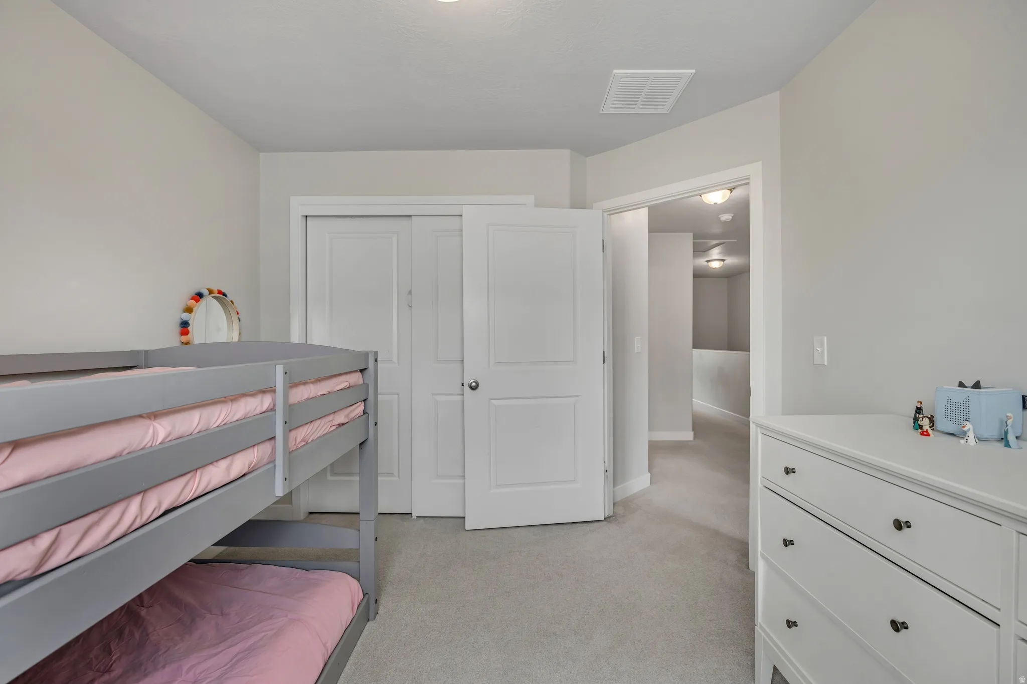 Bedroom #2 with double door closet.