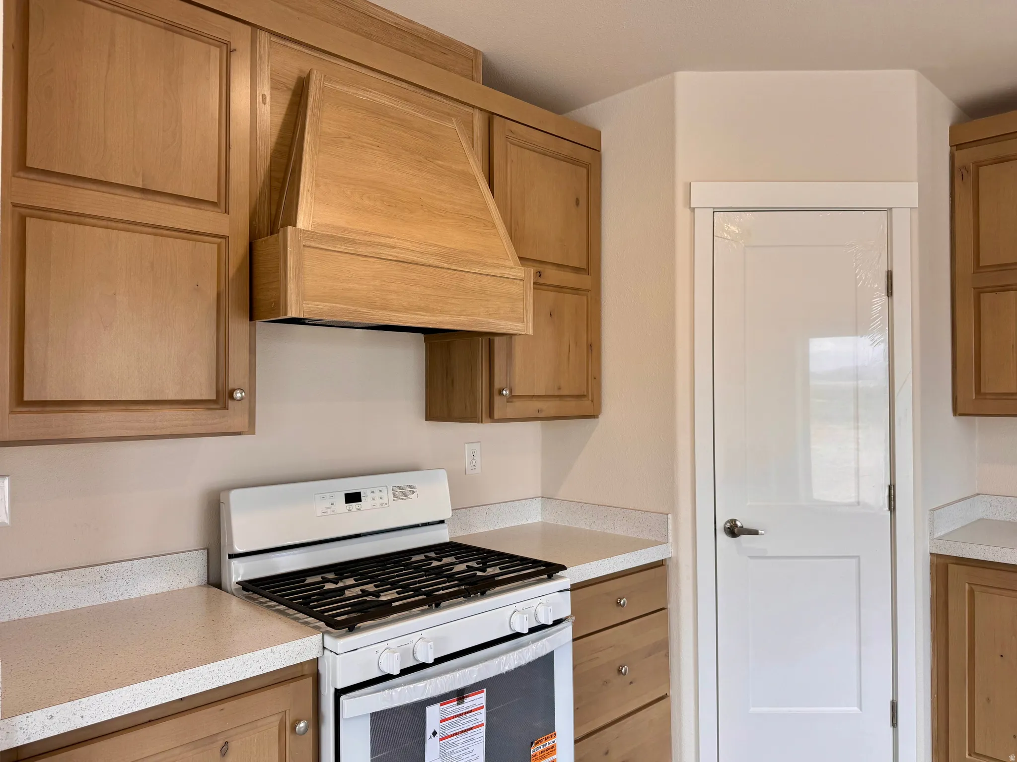 Kitchen with gas stove