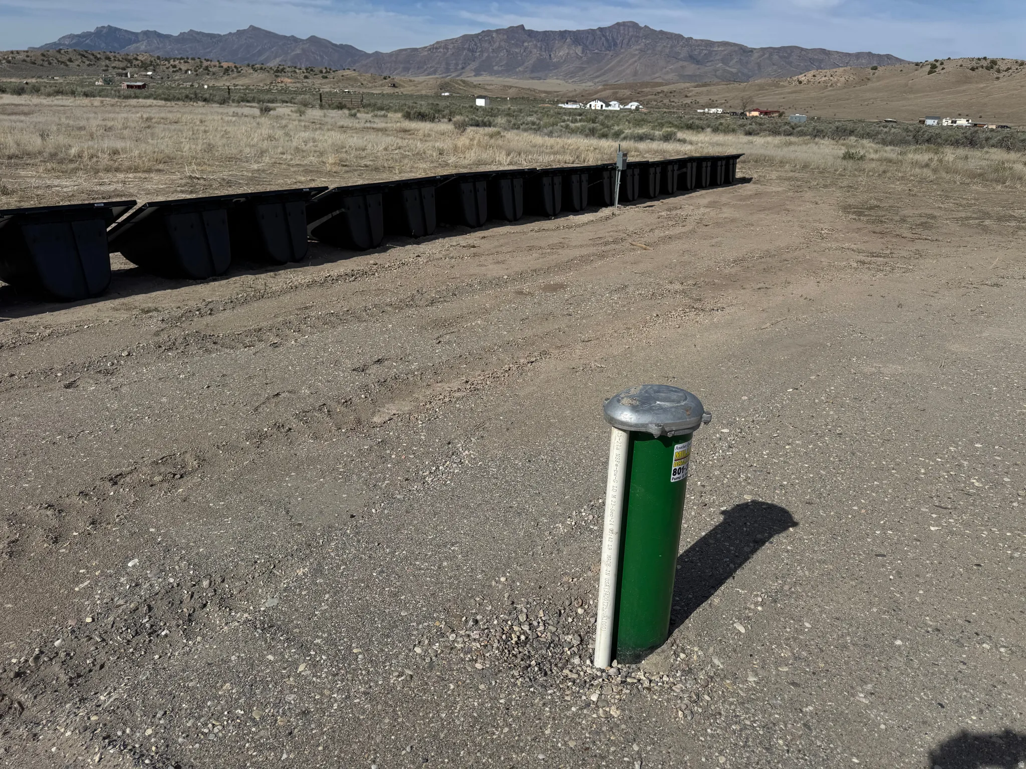 New well & solar panels