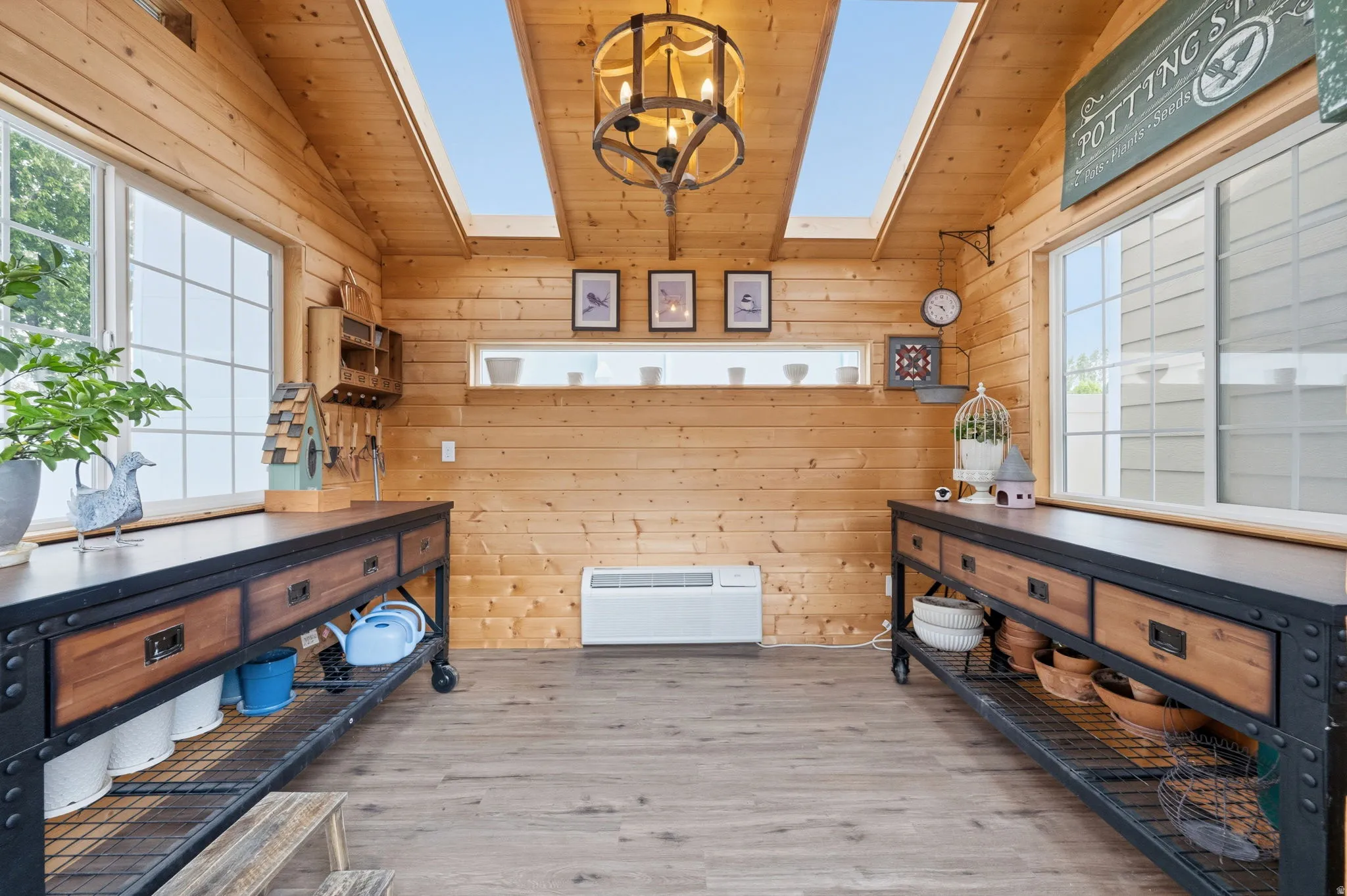 Interior of green house/She shed