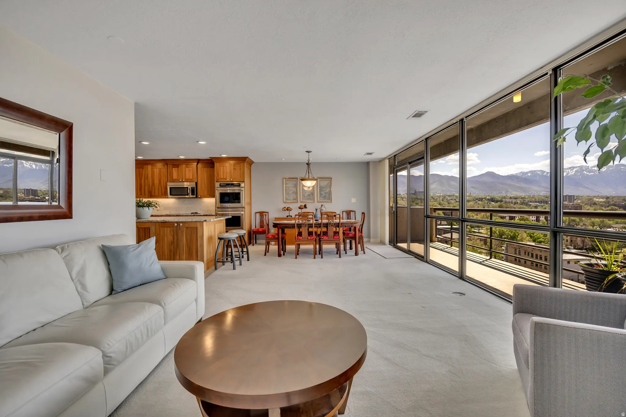 Living room with amazing views
