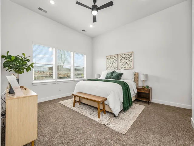 Primary Bedroom with en' suite and walk in closet