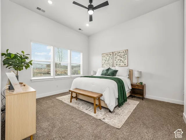 Primary Bedroom with en' suite and walk in closet