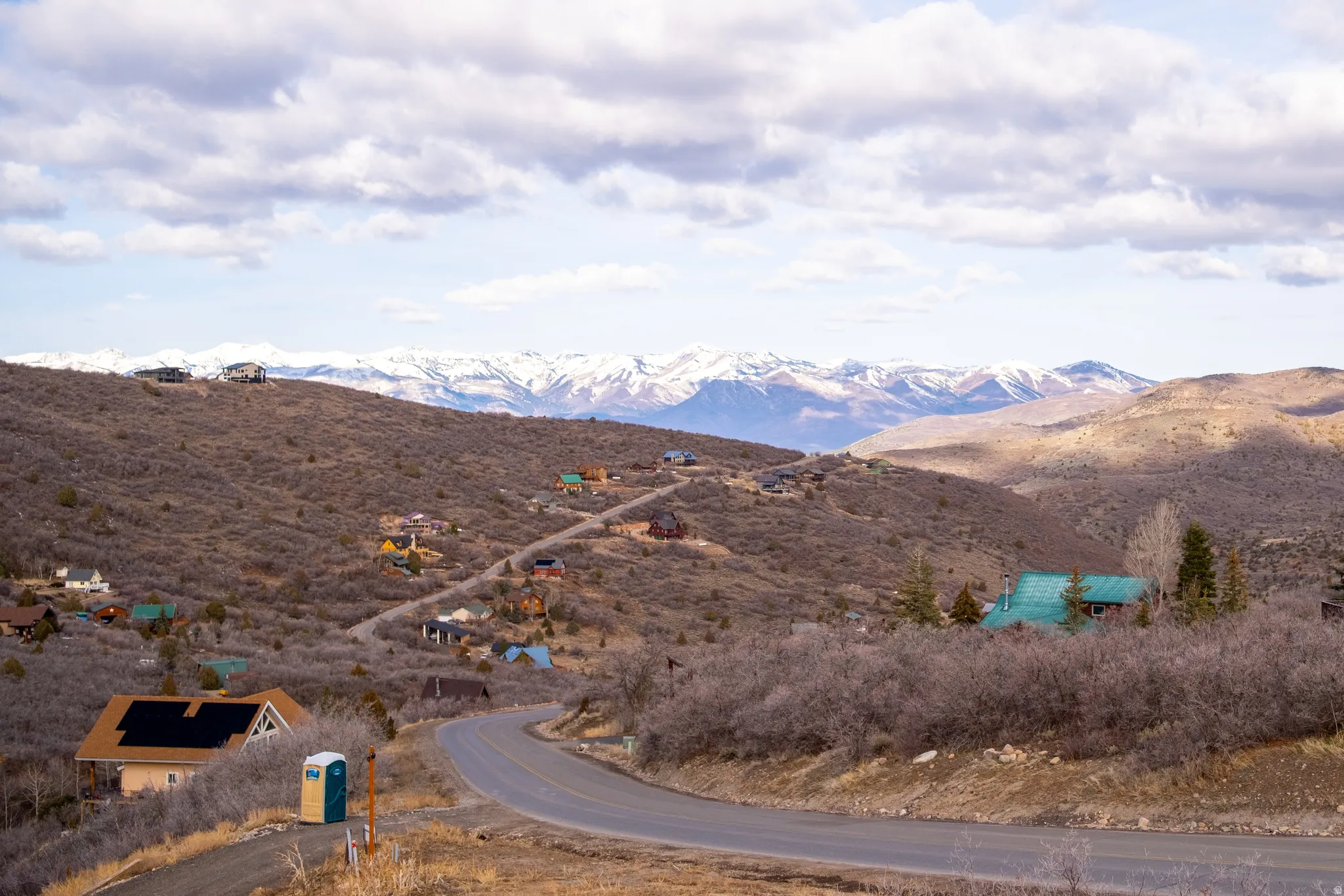 View of mountain backdrop