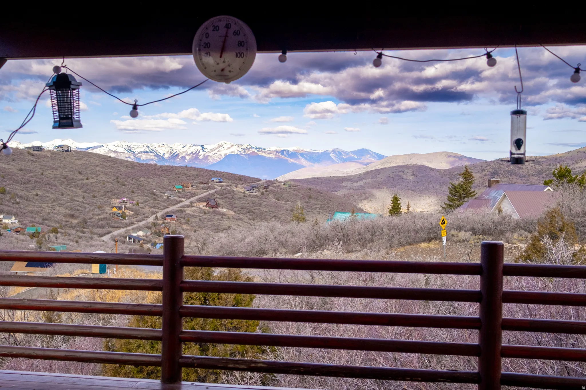 View of mountain background