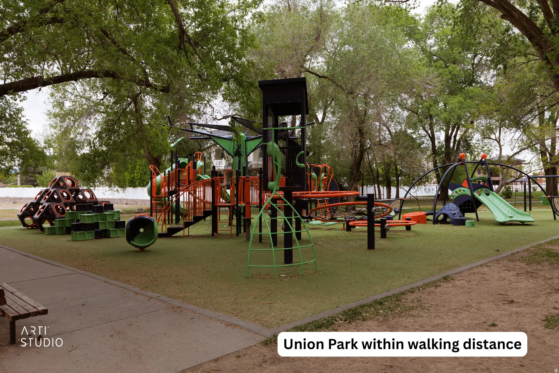 View of communal playground