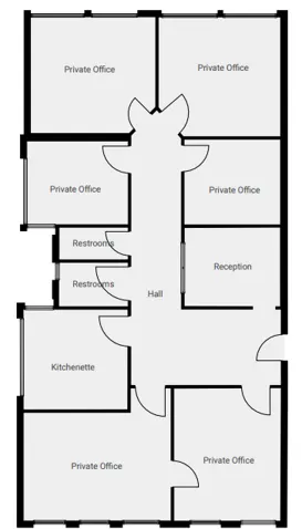 View of floor plan / room layout