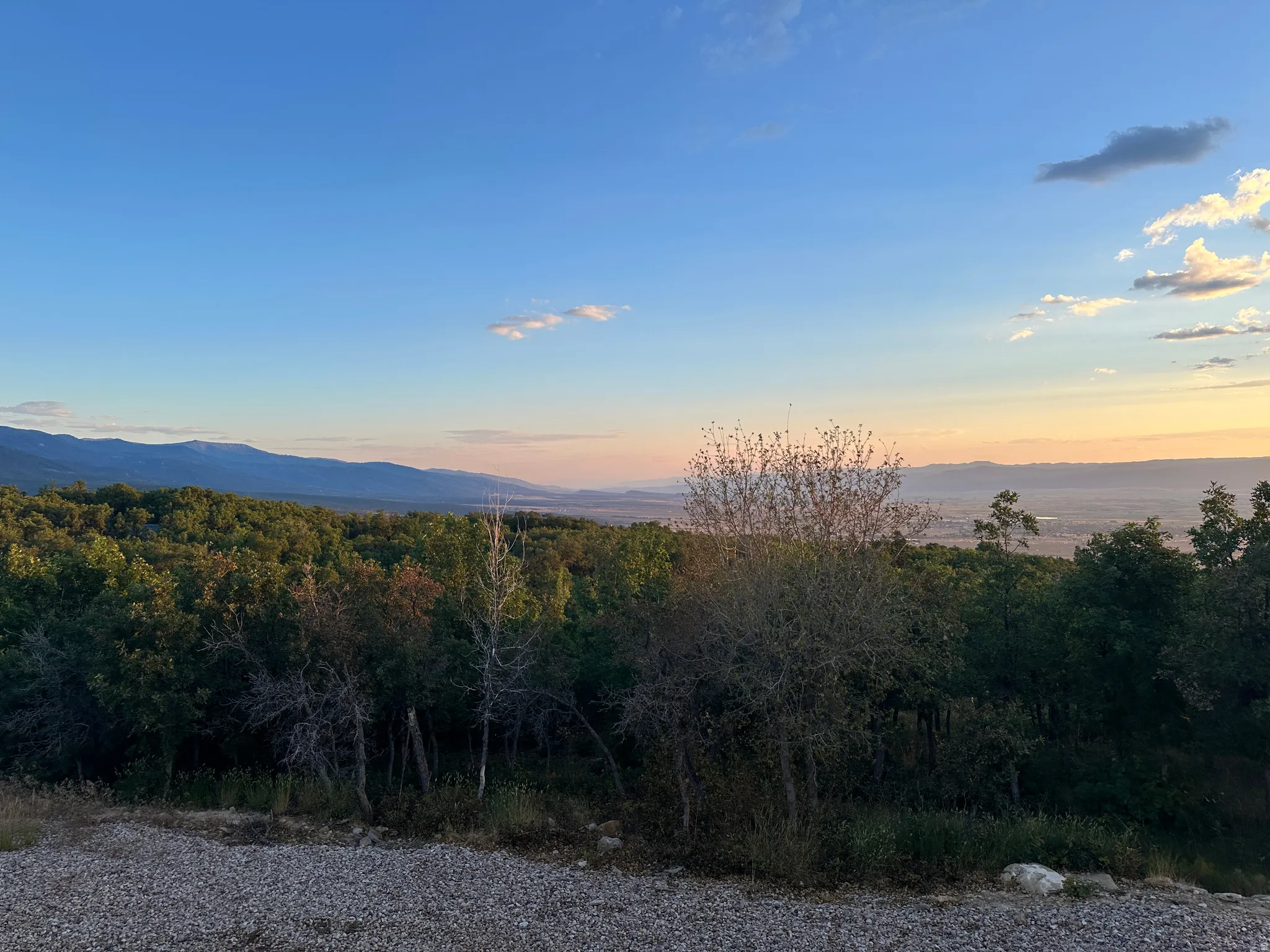 View of mountain background
