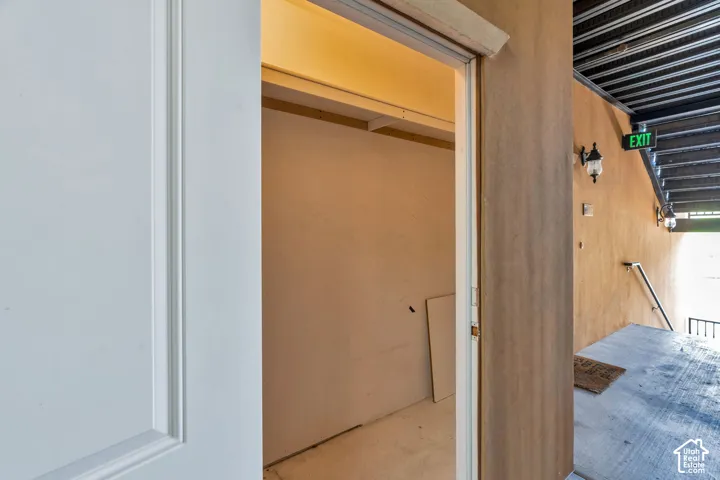 View of closet