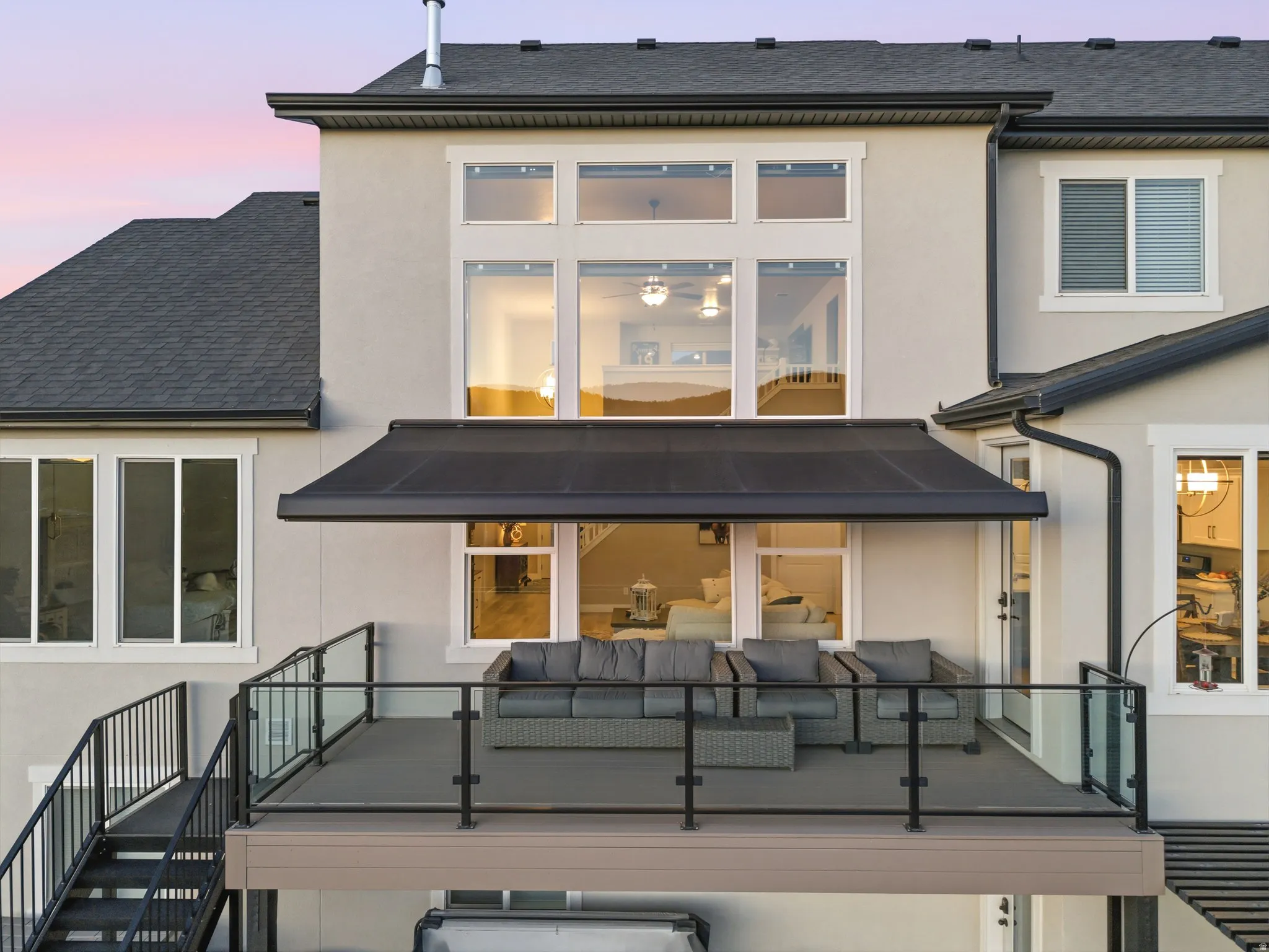 Summer nights on this balcony!
