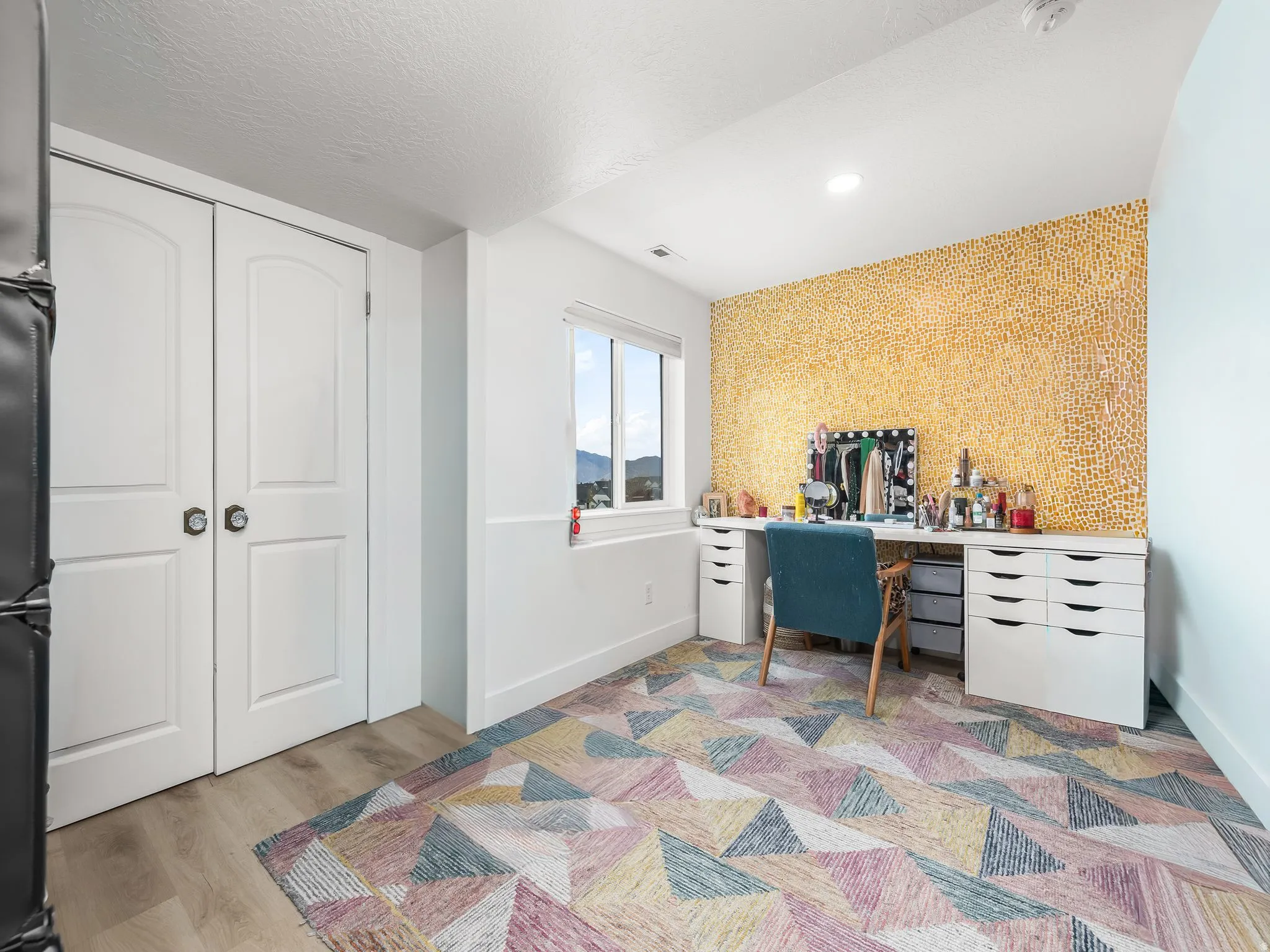 Basement apartment office/bedroom.