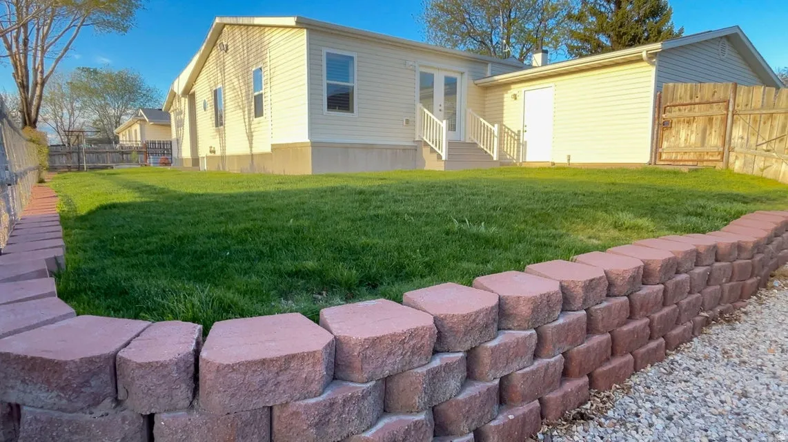 Rear view of house with french doors and entry steps