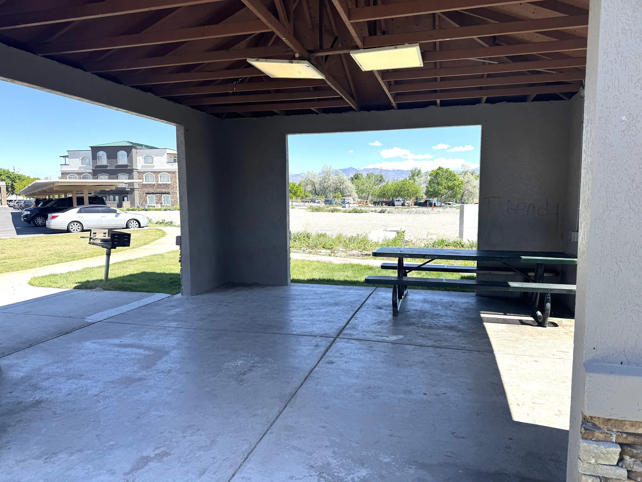 Picnic area with BBQ