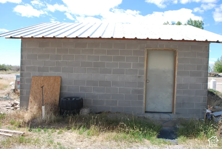 View of outdoor structure