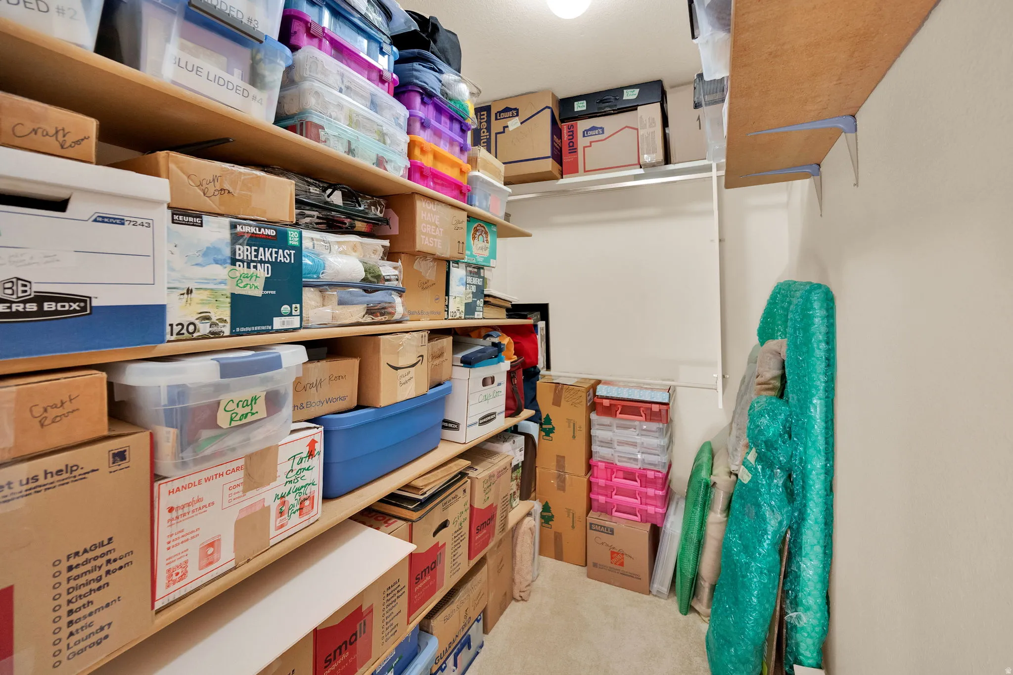 View of storage room