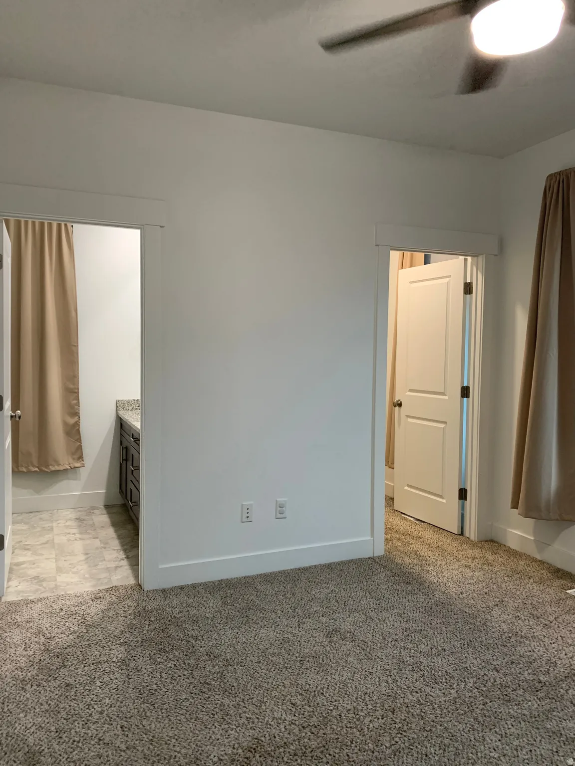 master bedroom with walkin closet, and ensuite bath