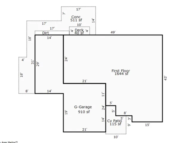 View of home floor plan