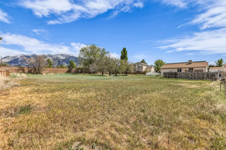 View of yard featuring a mountain view