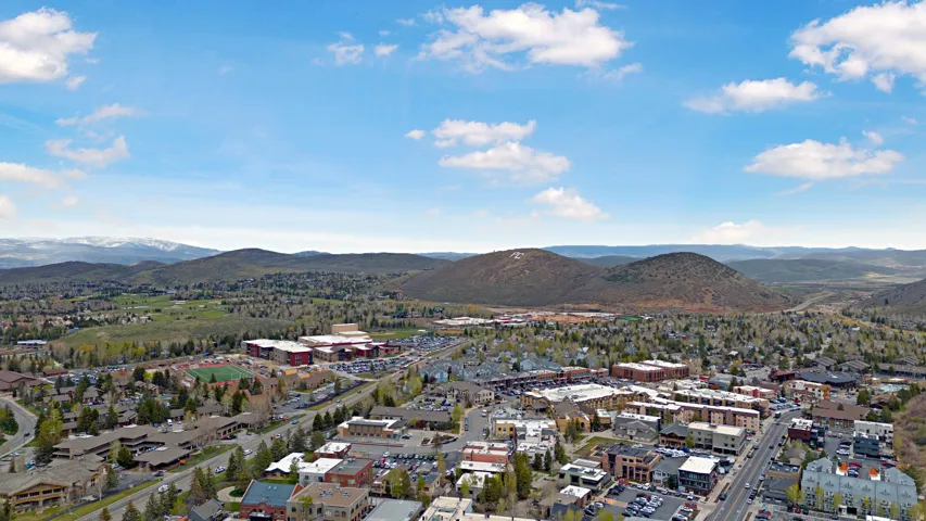 Drone / aerial view of mountains