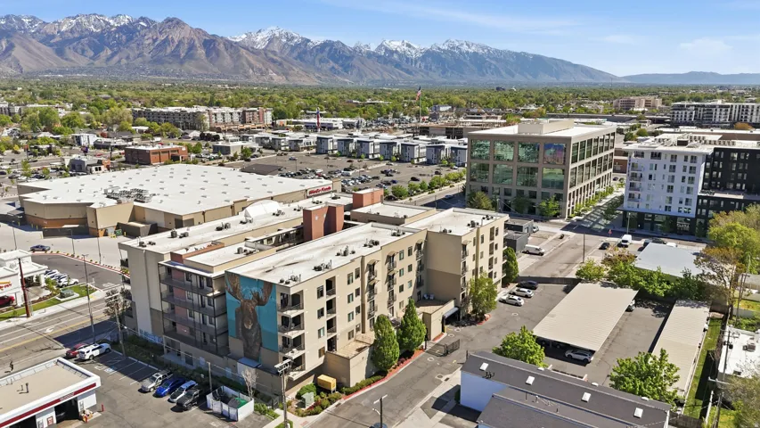 View of urban area featuring a mountainous background