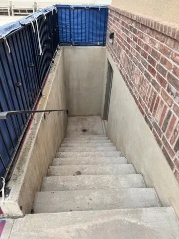 View of stairway